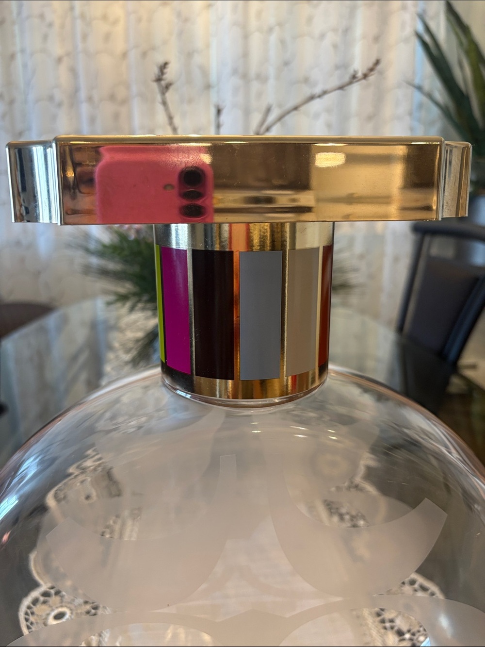 Coach vintage clear etched plastic Legacy perfume bottle-store prop - Picture 2 of 10